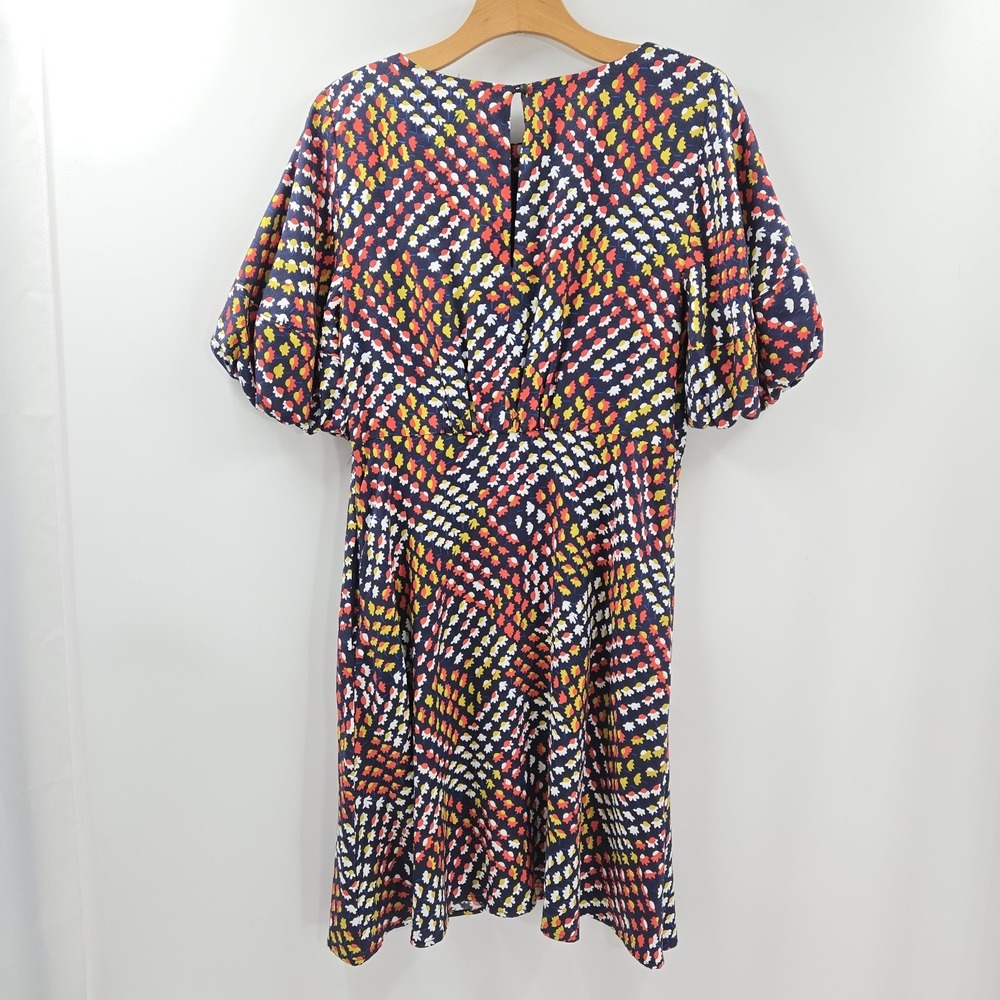 Anthropologie Maeve Melody Mini Dress Size US 8 Floral Puff Sleeve Multicolor - Picture 7 of 16